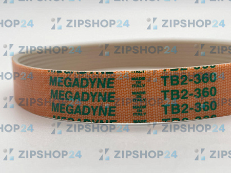 Ремень полиуретановый поликлиновый 360 TB2 MEGARIB, MEGADYNE, ширина 6 руч.