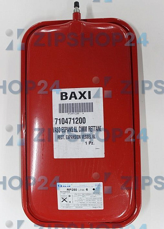 Бак расширительный Baxi Main 5 (6 литров) 710471200 параметры - длина - 440 мм ширина 220 мм толщина